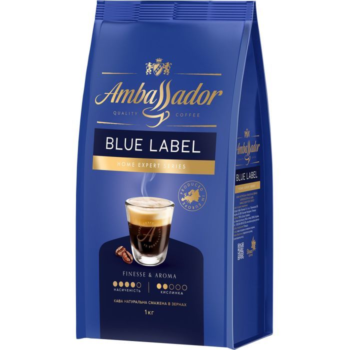 Ambassador Blue Label в зернах 1 кг (am.52078)