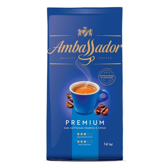 Ambassador в зернах 1000г пакет