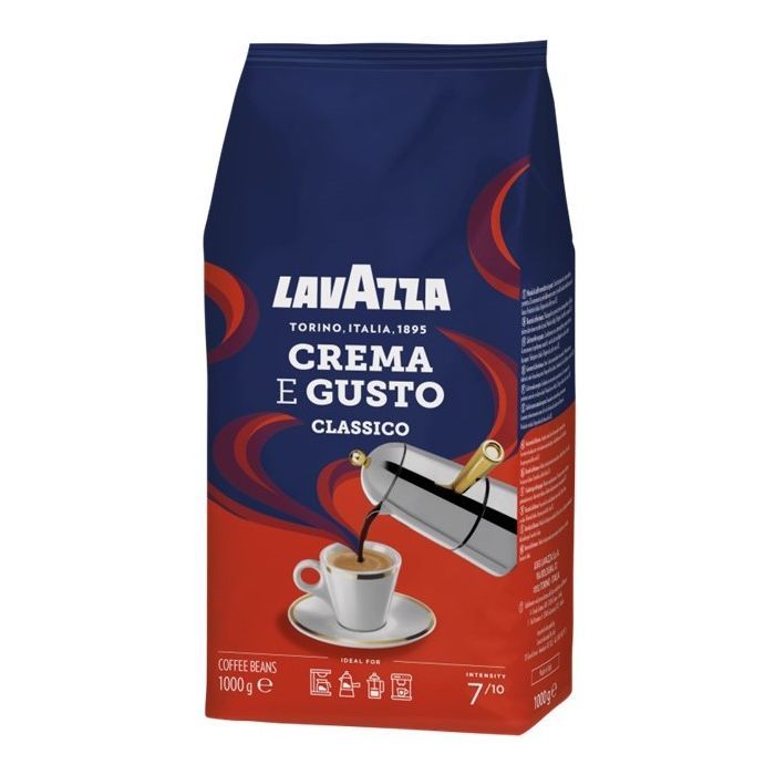 Lavazza Crema E Gusto Classico в зернах 1 кг (8000070051003)