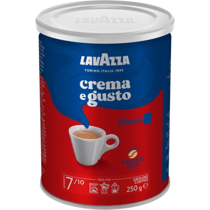 Lavazza Crema&Gusto мелена 250 г ж/б (8000070038820)