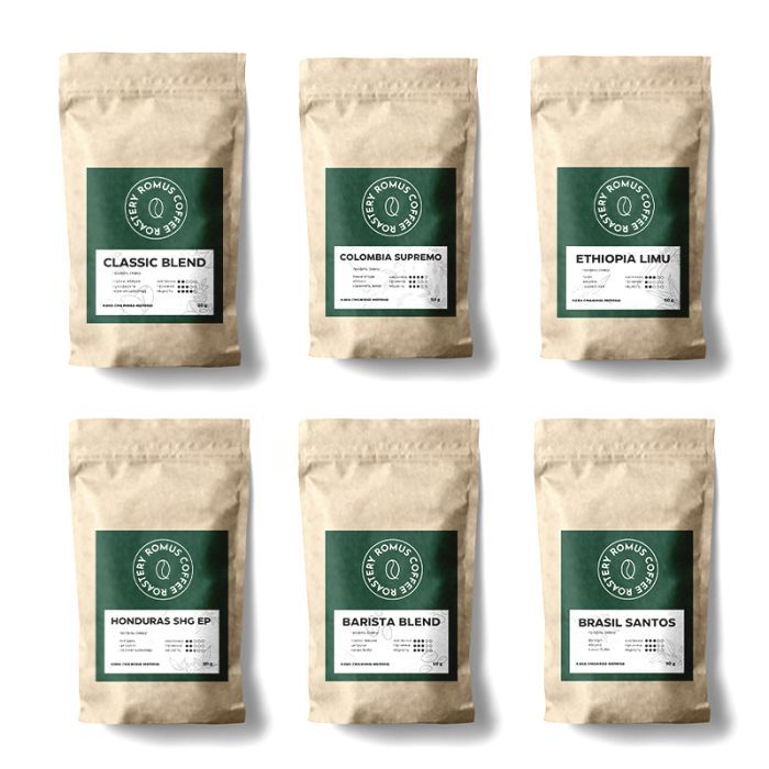 Romus Coffee Roastery Дегустаційний набір 6 видів (мелена) (313125)