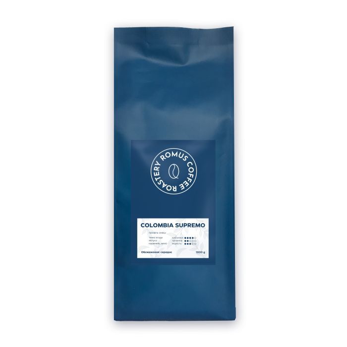 Romus Colombia Supremo в зернах 1 кг (356918)