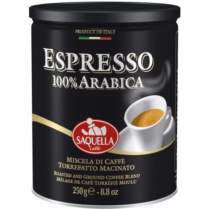 SAQUELLA Espresso мелена 250 г (8002650000296)