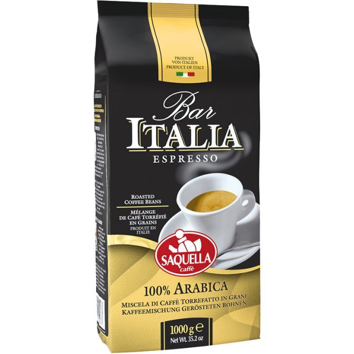 SAQUELLA Espresso в зернах 1 кг (8002650000760)